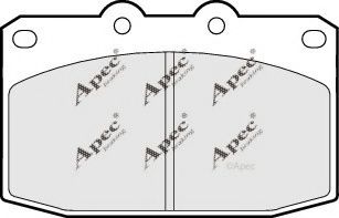 PAD699 APEC+BRAKING Brake Pad Set, disc brake
