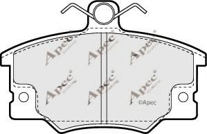 PAD711 APEC+BRAKING Brake System Brake Pad Set, disc brake