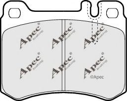 PAD839 APEC+BRAKING Brake System Brake Pad Set, disc brake