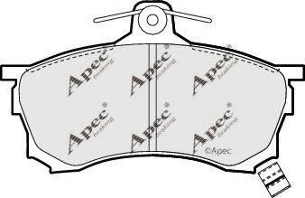 PAD879 APEC+BRAKING Brake System Brake Pad Set, disc brake