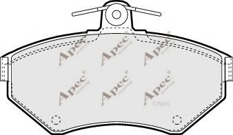 PAD961 APEC+BRAKING Brake System Brake Pad Set, disc brake