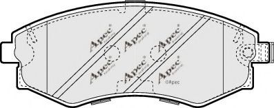 PAD983 APEC+BRAKING Brake System Brake Pad Set, disc brake