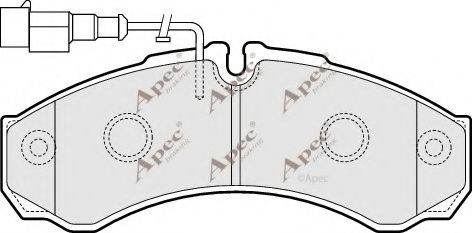 PAD1542 APEC+BRAKING Brake System Brake Pad Set, disc brake