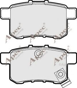 PAD1763 APEC+BRAKING Brake System Brake Pad Set, disc brake