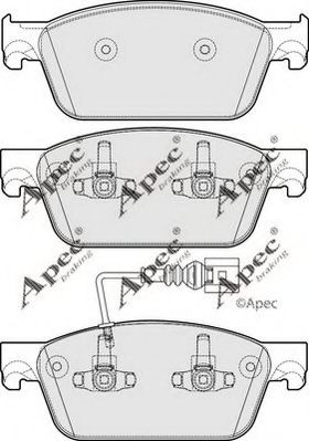 PAD1782 APEC+BRAKING Brake Pad Set, disc brake
