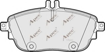 PAD1881 APEC+BRAKING Bremsanlage Bremsbelagsatz, Scheibenbremse