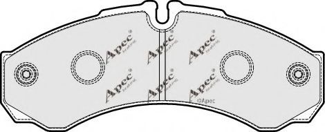 PAD1920 APEC+BRAKING Bremsanlage Bremsbelagsatz, Scheibenbremse