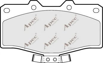 PAD696 APEC+BRAKING Тормозная система Комплект тормозных колодок, дисковый тормоз