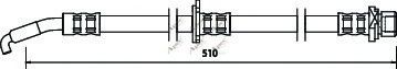 HOS3501 APEC+BRAKING Тормозная система Тормозной шланг