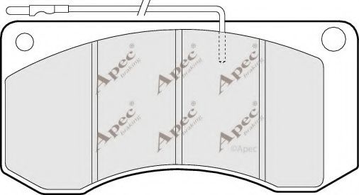 APEC braking PAD1030