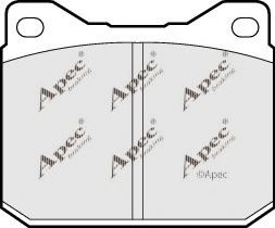 PAD267 APEC+BRAKING Brake System Brake Pad Set, disc brake
