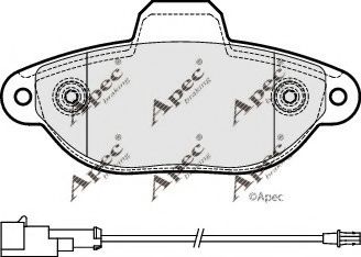 PAD1897 APEC+BRAKING Brake Pad Set, disc brake
