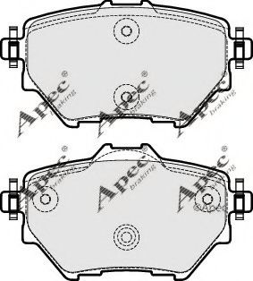 PAD1974 APEC+BRAKING Brake System Brake Pad Set, disc brake