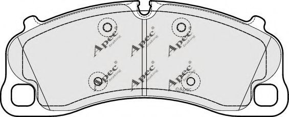 PAD2021 APEC+BRAKING Brake System Brake Pad Set, disc brake
