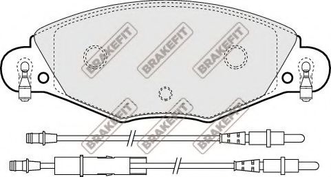 PD3184 APEC+BRAKING Bremsanlage Bremsbelagsatz, Scheibenbremse