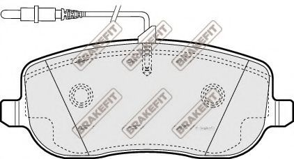 PD3101 APEC+BRAKING Brake System Brake Pad Set, disc brake