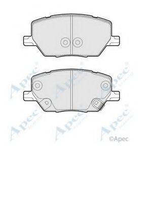 PAD2065 APEC+BRAKING Brake Pad Set, disc brake