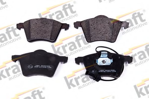 6000328 KRAFT+AUTOMOTIVE Brake System Brake Pad Set, disc brake