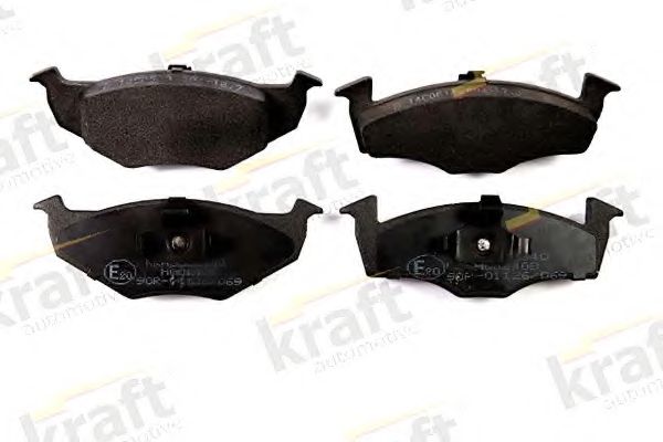 6000340 KRAFT+AUTOMOTIVE Brake System Brake Pad Set, disc brake