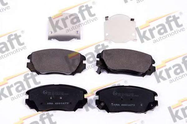 6001673 KRAFT+AUTOMOTIVE Brake Pad Set, disc brake