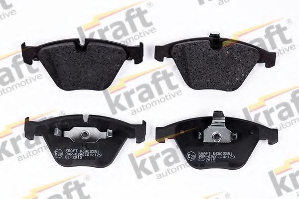 6002581 KRAFT+AUTOMOTIVE Brake Pad Set, disc brake