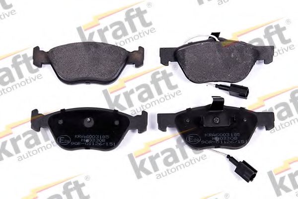 6003185 KRAFT+AUTOMOTIVE Brake System Brake Pad Set, disc brake