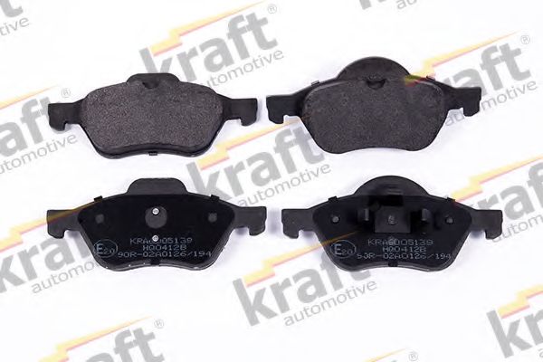 6005139 KRAFT+AUTOMOTIVE Brake System Brake Pad Set, disc brake