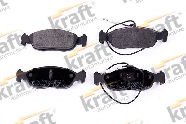 6005610 KRAFT+AUTOMOTIVE Brake System Brake Pad Set, disc brake