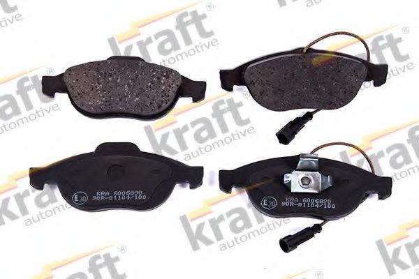 6006890 KRAFT+AUTOMOTIVE Brake System Brake Pad Set, disc brake
