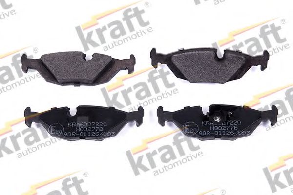 6007220 KRAFT+AUTOMOTIVE Brake Pad Set, disc brake