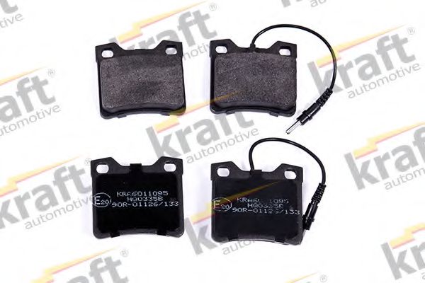 6011095 KRAFT+AUTOMOTIVE Brake Pad Set, disc brake