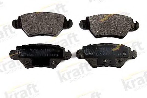 6011500 KRAFT+AUTOMOTIVE Brake Pad Set, disc brake