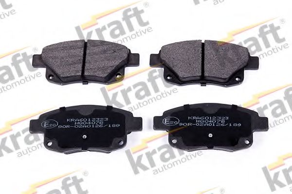 6012323 KRAFT+AUTOMOTIVE Brake Pad Set, disc brake
