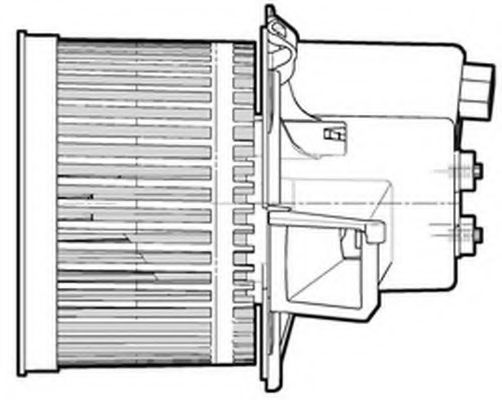 1208261 CTR Heating / Ventilation Electric Motor, interior blower