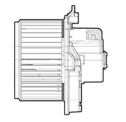 1208262 CTR Heating / Ventilation Electric Motor, interior blower
