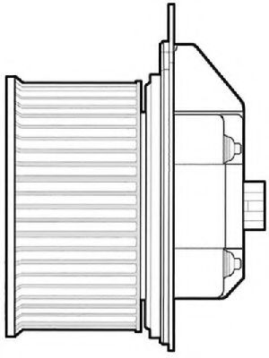 1208360 CTR Heating / Ventilation Electric Motor, interior blower