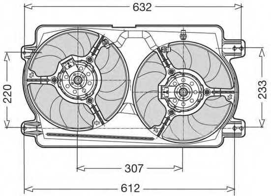 1209514 CTR Fan, radiator