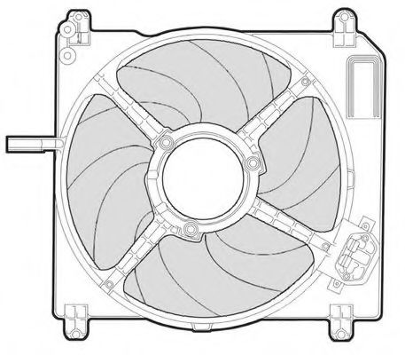 1209530 CTR Cooling System Fan, radiator