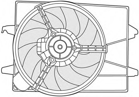 1209615 CTR Cooling System Fan, radiator