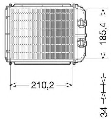 1228063 CTR Heat Exchanger, interior heating