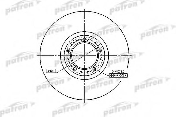 PBD1623 PATRON Тормозной диск