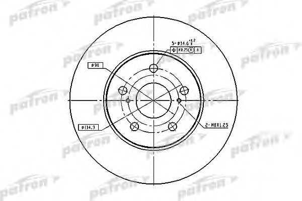 PBD4204 PATRON Brake Disc