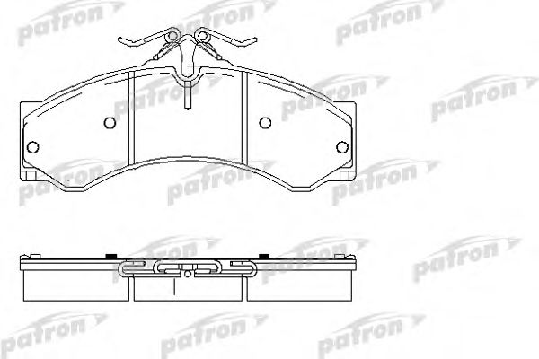 PBP1043 PATRON Brake System Brake Pad Set, disc brake