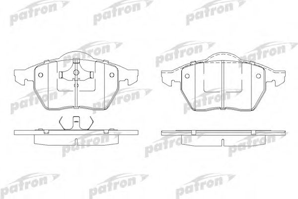 PBP1055 PATRON Brake Pad Set, disc brake
