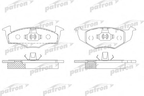 PBP1101 PATRON Brake Pad Set, disc brake