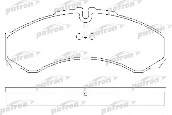 PBP1102 PATRON Brake Pad Set, disc brake