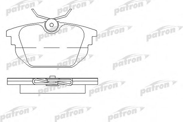 PBP1113 PATRON Brake System Brake Pad Set, disc brake