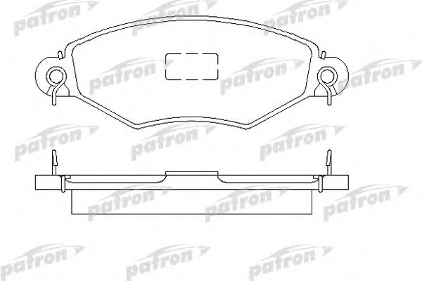 PBP1135 PATRON Brake System Brake Pad Set, disc brake