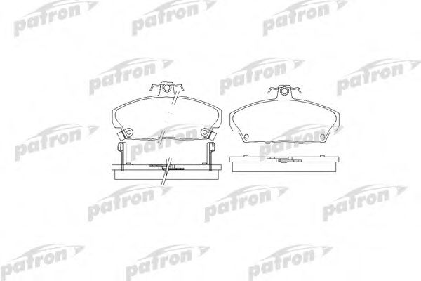 PBP1291 PATRON Brake System Brake Pad Set, disc brake