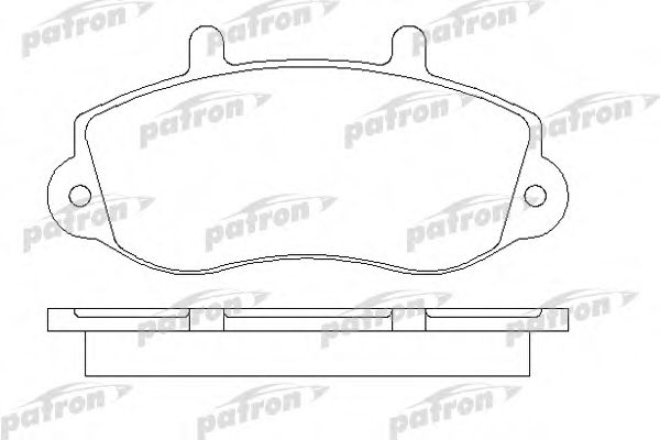 PBP1292 PATRON Brake Pad Set, disc brake